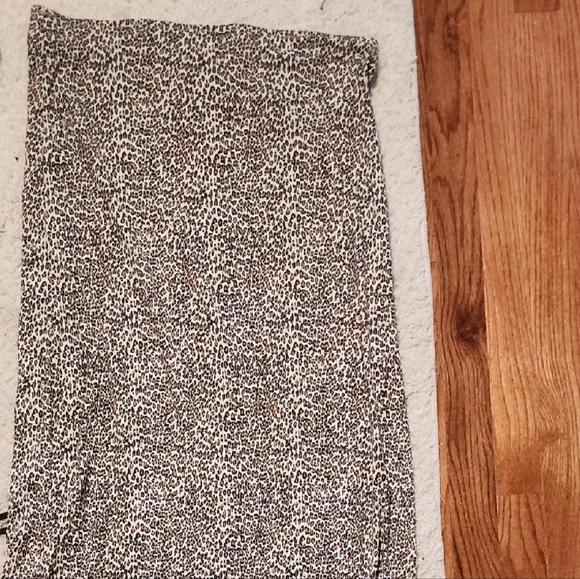 American Eagle Outfitters Leopard Print Maxi Pencil Skirt Casual - Picture 1 of 5